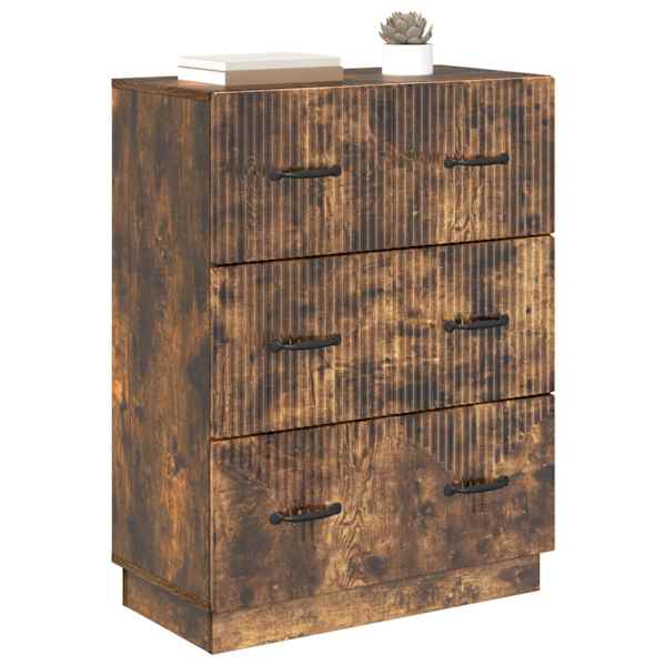 Sahtlibüroo Suitsutatud tamm 66 × 34,5 × 87 cm Tehispuit