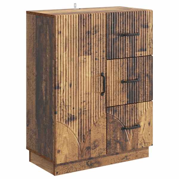 Kõide sahtliga Vana puit 66 × 34,5 × 87 cm Tehispuit