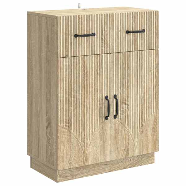 Kõide sahtliga Sonoma tamm 66 × 34,5 × 87 cm Tehispuit