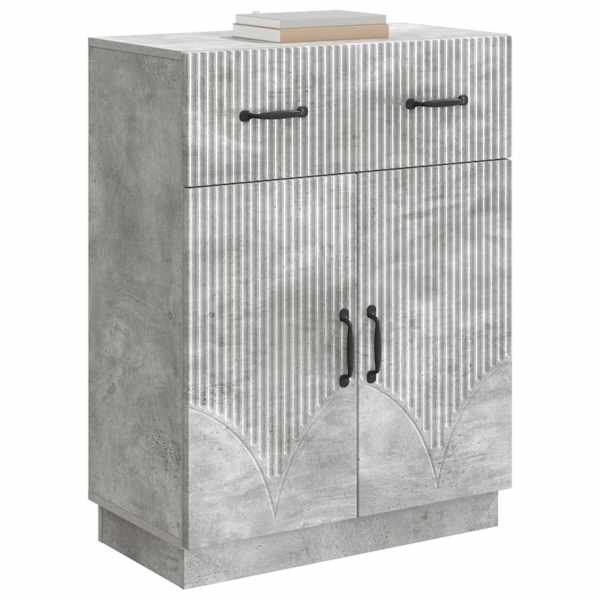 Kõide sahtliga Betoonhall 66 × 34,5 × 87 cm Tehispuit