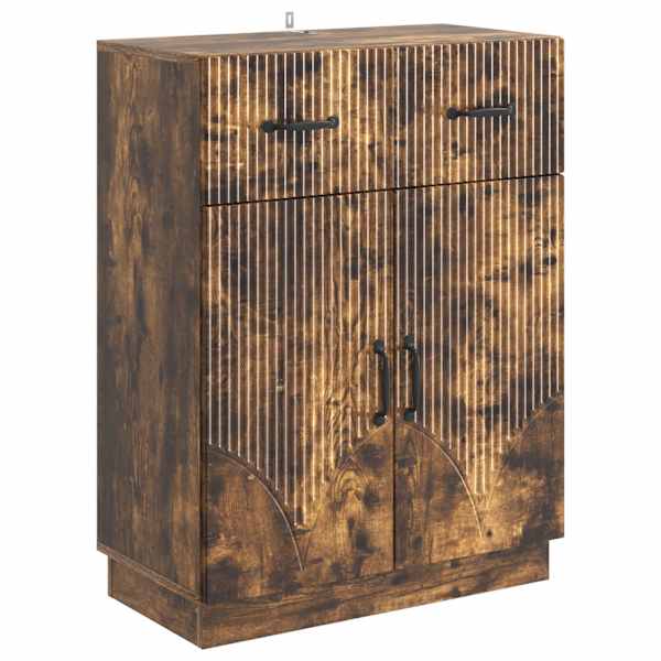 Kõide sahtliga Suitsutatud tamm 66 × 34,5 × 87 cm Tehispuit