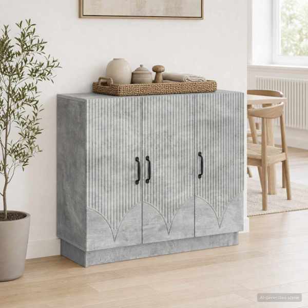 Kõide Betoonhall 89 × 34,5 × 77 cm Tehispuit