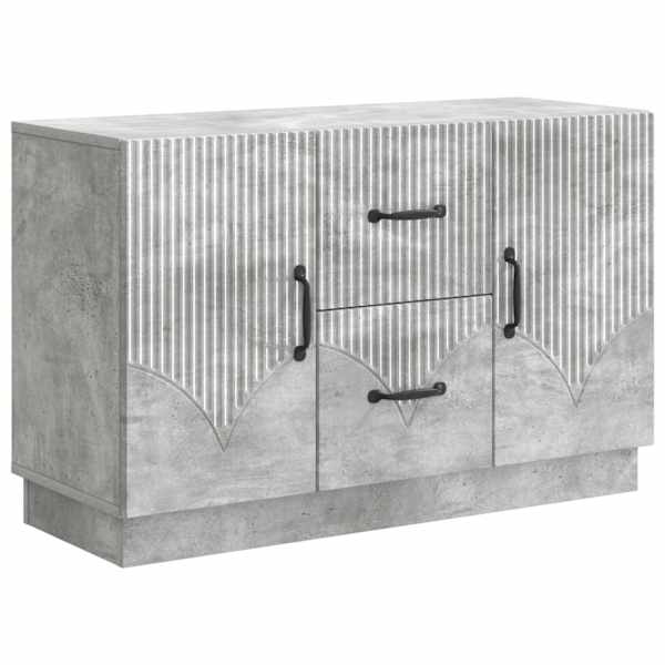 Kõide sahtliga Betoonhall 89 × 34,5 × 57 cm Tehispuit