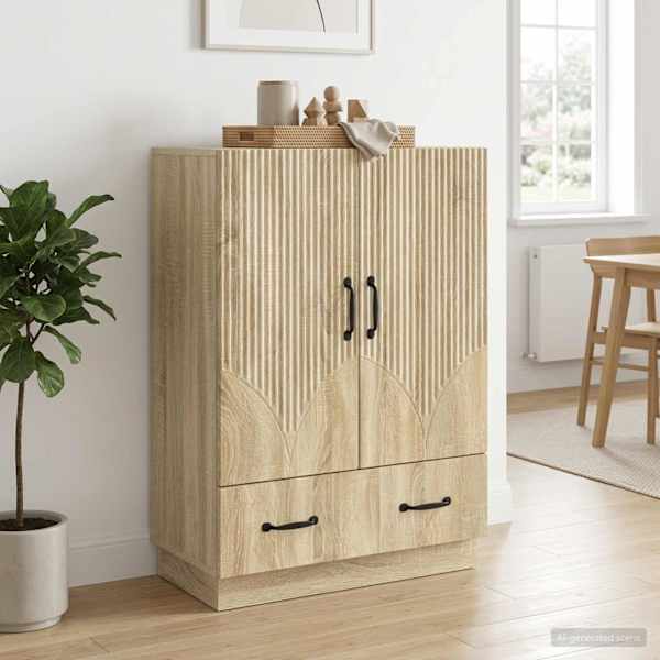 Kõide sahtliga Sonoma tamm 66 × 34,5 × 92 cm Tehispuit