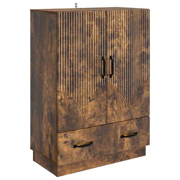 Kõide sahtliga Suitsutatud tamm 66 × 34,5 × 92 cm Tehispuit