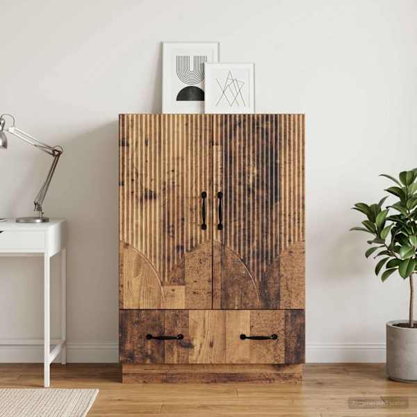 Kõide sahtliga Vana puit 66 × 34,5 × 92 cm Tehispuit