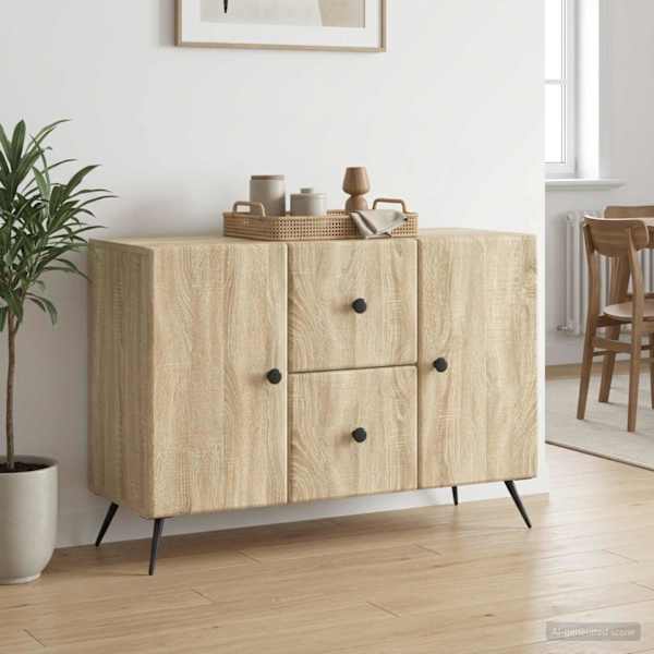Kõide sahtliga Sonoma tamm 89 × 34,5 × 60 cm Tehispuit