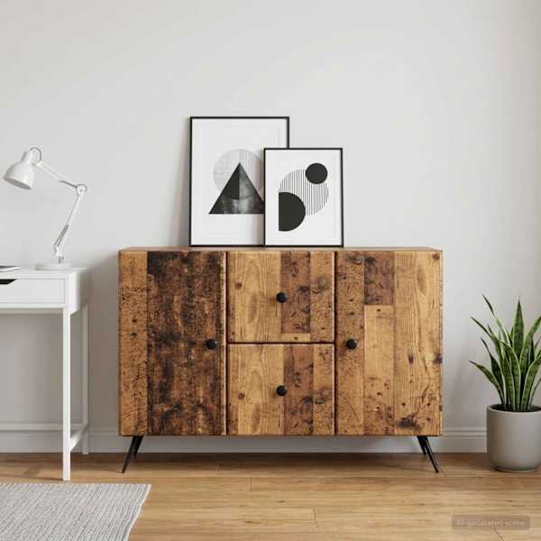Kõide sahtliga Vana puit 89 × 34,5 × 60 cm Tehispuit