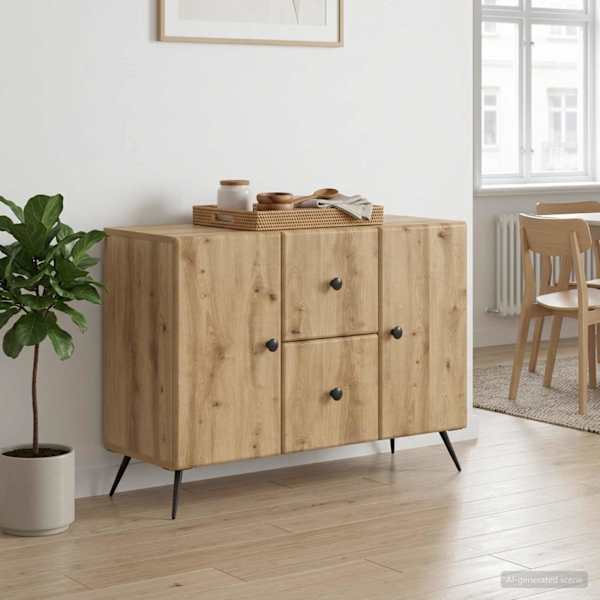 Kõide Artisan tamm 89 × 34,5 × 60 cm Tehispuit