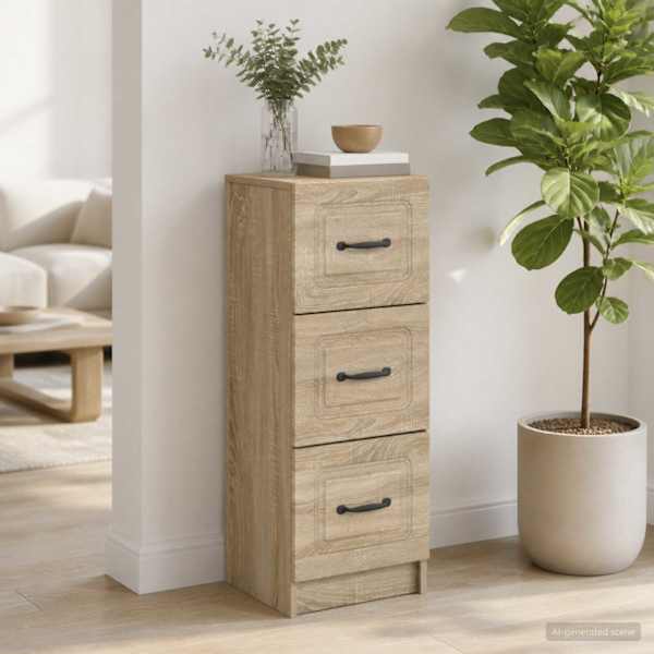 Sahtlikapp Sonoma tamm 33 × 34,5 × 87 cm Tehispuit