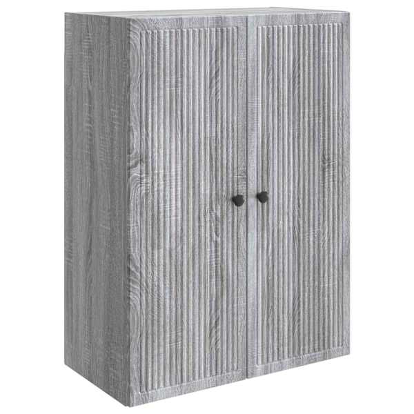 Seinale kinnitatav kapp Hall Sonoma 66 × 34,5 × 90 cm Tehispuit