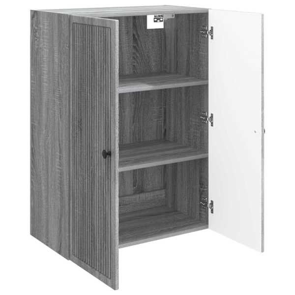 Seinale kinnitatav kapp Hall Sonoma 66 × 34,5 × 90 cm Tehispuit