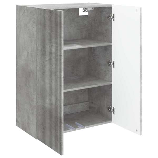 Seinale kinnitatav kapp 66 × 34,5 × 90 cm Tehispuit Betoonhall