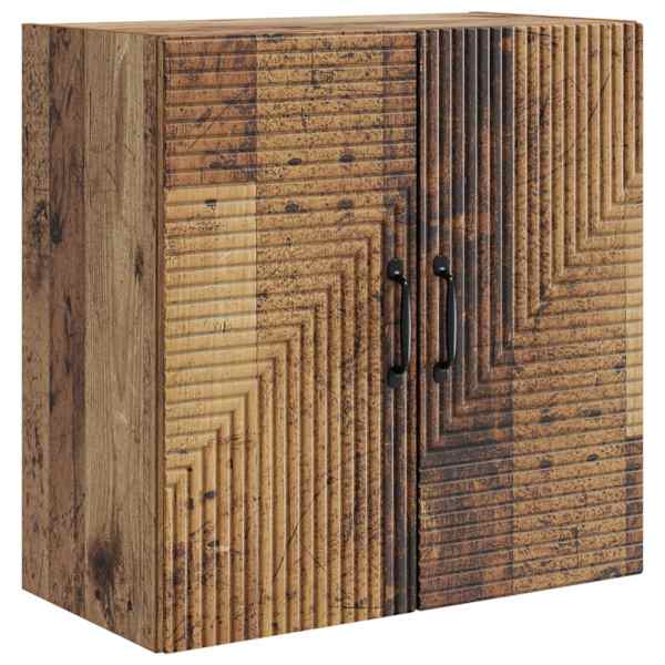 Seinale kinnitatav kapp Vana puit 59 × 31 × 60 cm Tehispuit