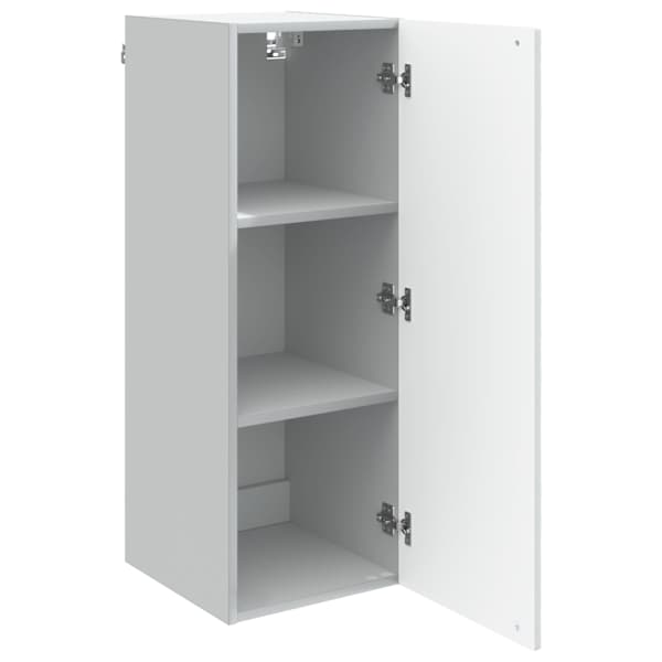 Seinale kinnitatav kapp Valge 33 × 34,5 × 90 cm Tehispuit