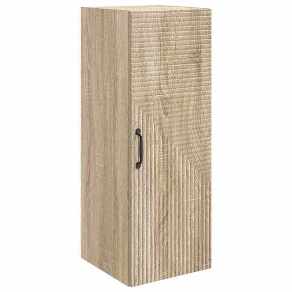 Seinale kinnitatav kapp Sonoma tamm 33 × 34,5 × 90 cm Tehispuit
