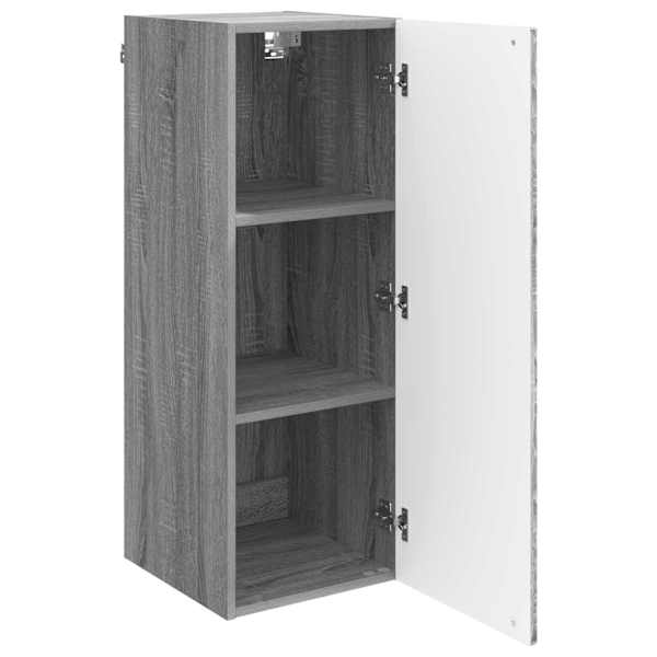 Seinale kinnitatav kapp Hall Sonoma 33 × 34,5 × 90 cm Tehispuit