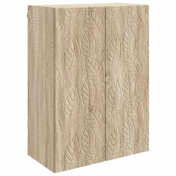 Seinale kinnitatav kapp 66 × 34,5 × 90 cm Tehispuit Sonoma tamm