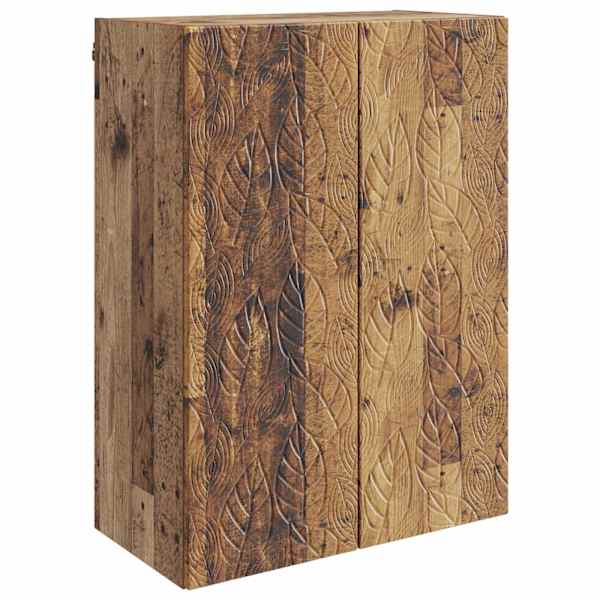 Seinale kinnitatav kapp 66 × 34,5 × 90 cm Tehispuit Vana puit