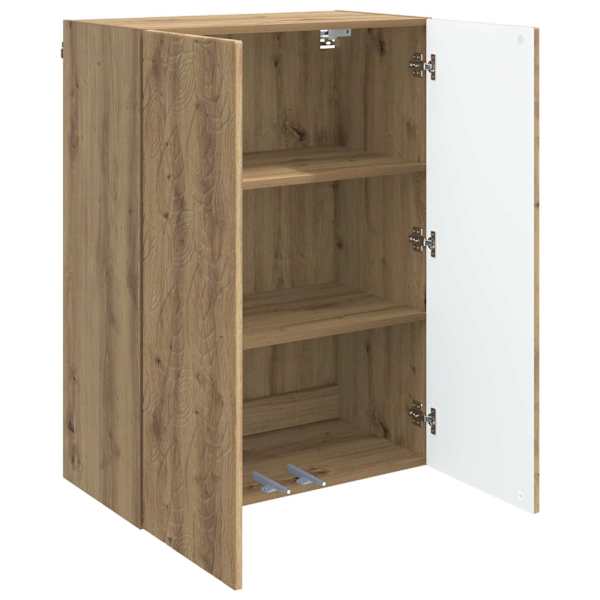Seinale kinnitatav kapp 66 × 34,5 × 90 cm Tehispuit