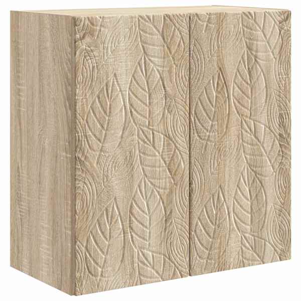 Seinale kinnitatav kapp 59 × 31 × 60 cm Tehispuit Sonoma tamm