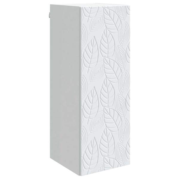 Seinale kinnitatav kapp Valge 33 × 34,5 × 90 cm Tehispuit