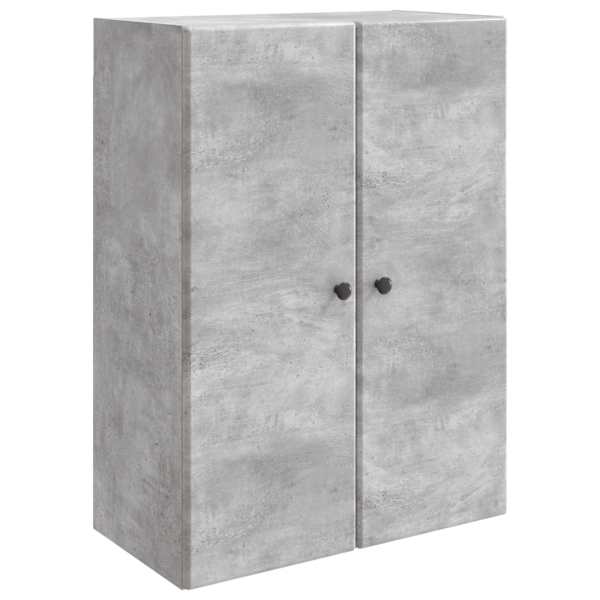 Seinale kinnitatav kapp 66 × 34,5 × 90 cm Tehispuit Betoonhall