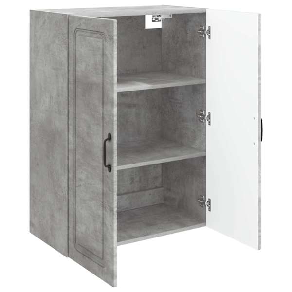 Seinale kinnitatav kapp 66 × 34,5 × 90 cm Tehispuit Betoonhall