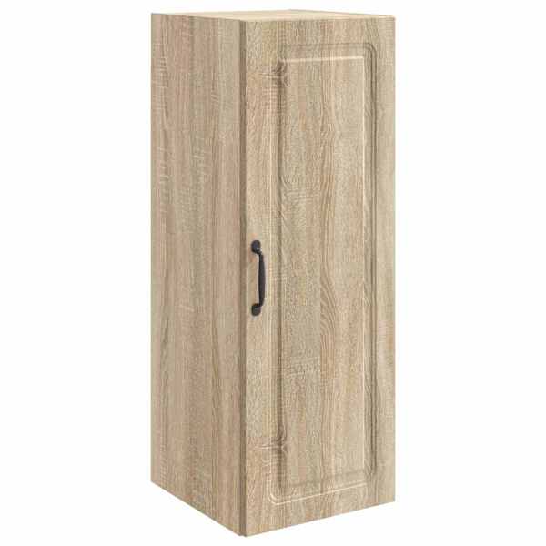 Seinale kinnitatav kapp 33 × 34,5 × 90 cm Tehispuit Sonoma tamm