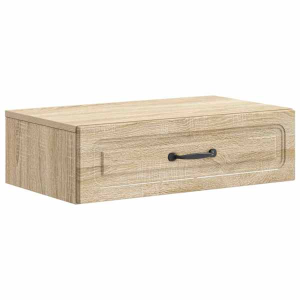 Seinale kinnitatav külglaud Sonoma tamm 59 × 34,5 × 17 cm
