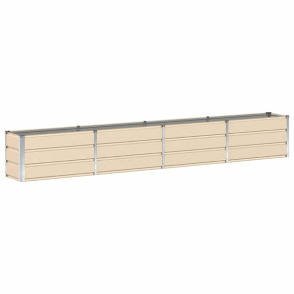 Taimekast 320 × 40 × 45 cm, teras – elevandiluutooni