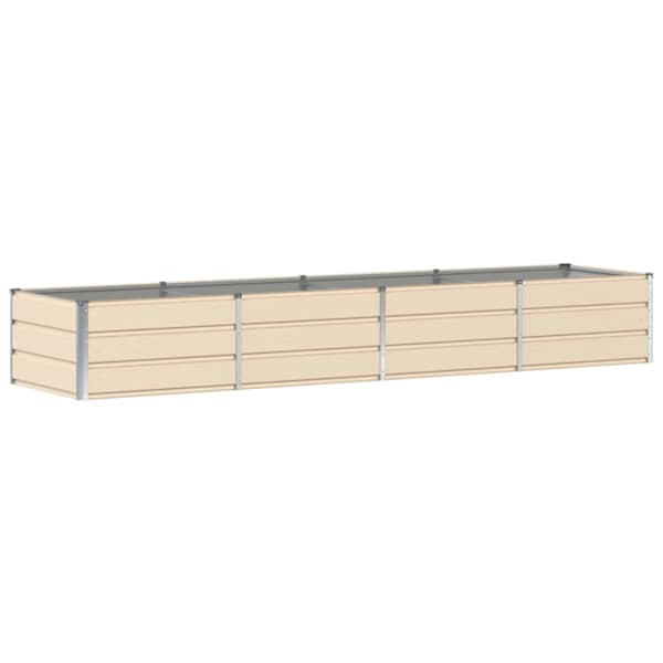 Taimekast 320 × 80 × 45 cm, teras – elevandiluutooni