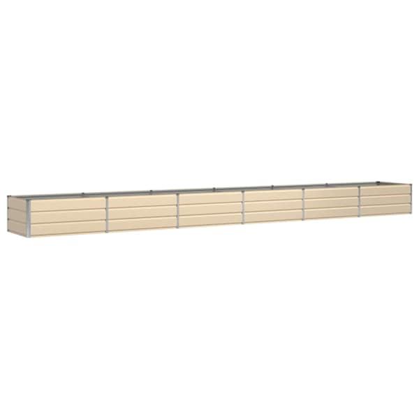 Taimekast 600 × 80 × 45 cm, teras – elevandiluutooni