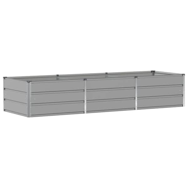 Taimekast 240 × 80 × 45 cm, teras – helehall