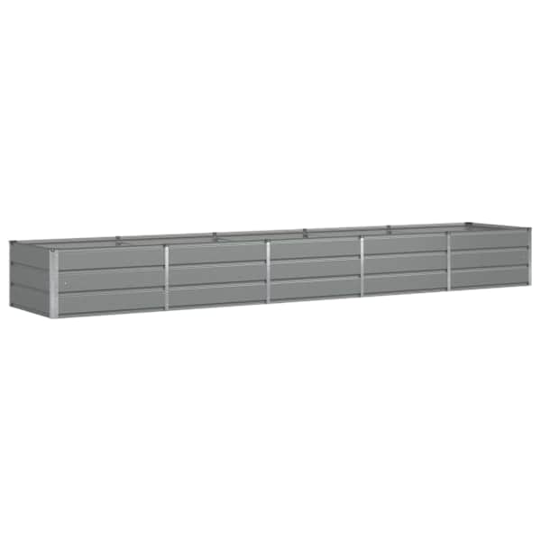 Taimekast 400 × 80 × 45 cm, teras – helehall