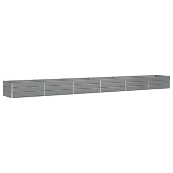 Taimekast 600 × 80 × 45 cm, teras – helehall