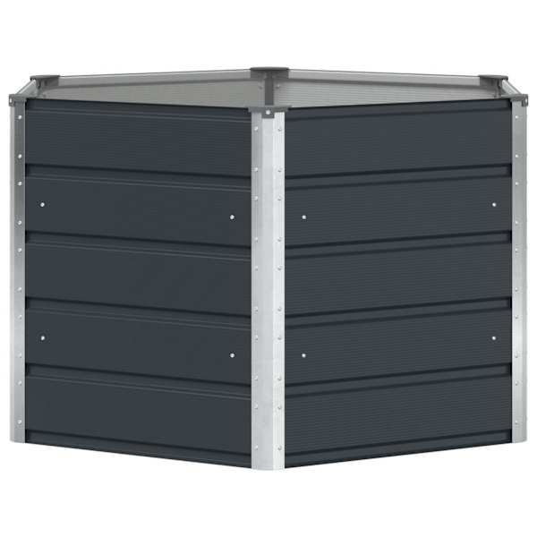 Taimekast 129 × 129 × 75 cm, teras – antratsiithall