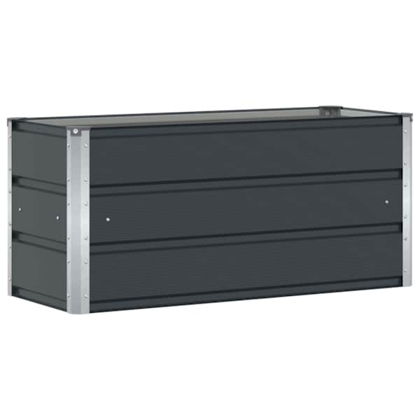 Taimekast 100 × 40 × 45 cm, teras – antratsiithall