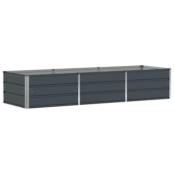 Taimekast 240 × 80 × 45 cm, teras – antratsiithall