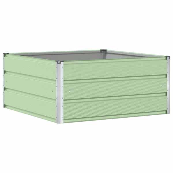 Taimekast 100 × 100 × 45 cm, teras – roheline
