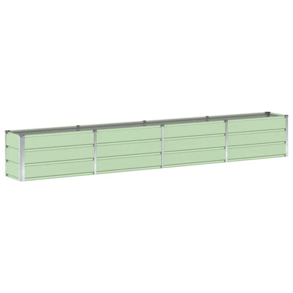 Taimekast 320 × 40 × 45 cm, teras – roheline