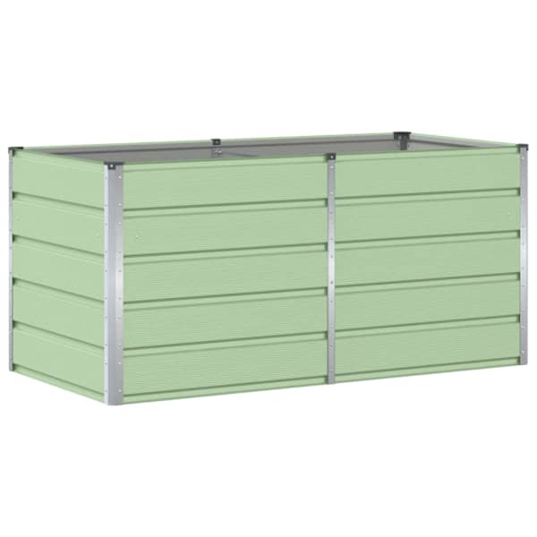 Taimekast 160 × 80 × 75 cm, teras – roheline