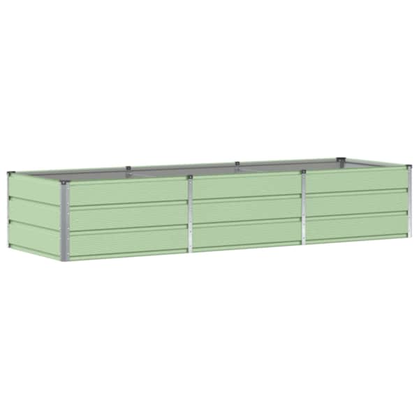 Taimekast 240 × 80 × 45 cm, teras – roheline