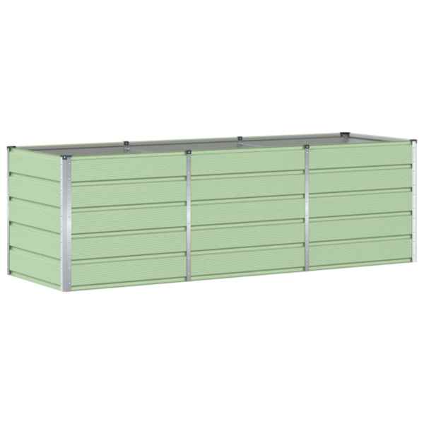 Taimekast 240 × 80 × 75 cm, teras – roheline