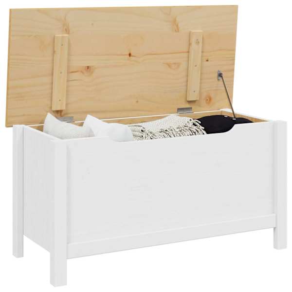 Salvestuskarp HILL Valge ja mesi pruun 90 × 40 × 45 cm