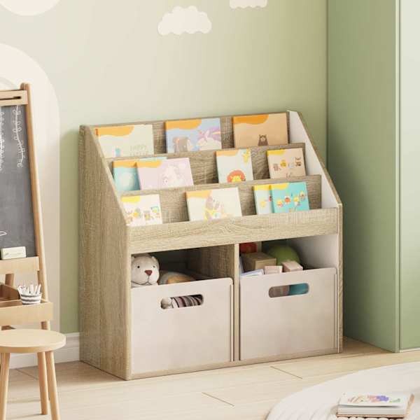 Laste Raamatuhind Sonoma tamm 72,5 × 29,5 × 69 cm Tehispuit
