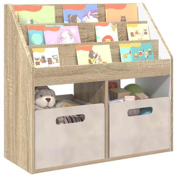 Laste Raamatuhind Sonoma tamm 72,5 × 29,5 × 69 cm Tehispuit