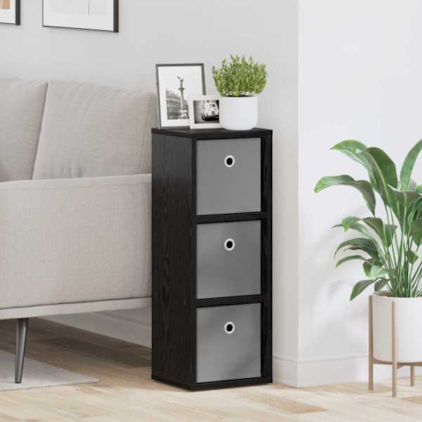 Kõide sahtliga Must tamm 25,5 × 22 × 69,5 cm