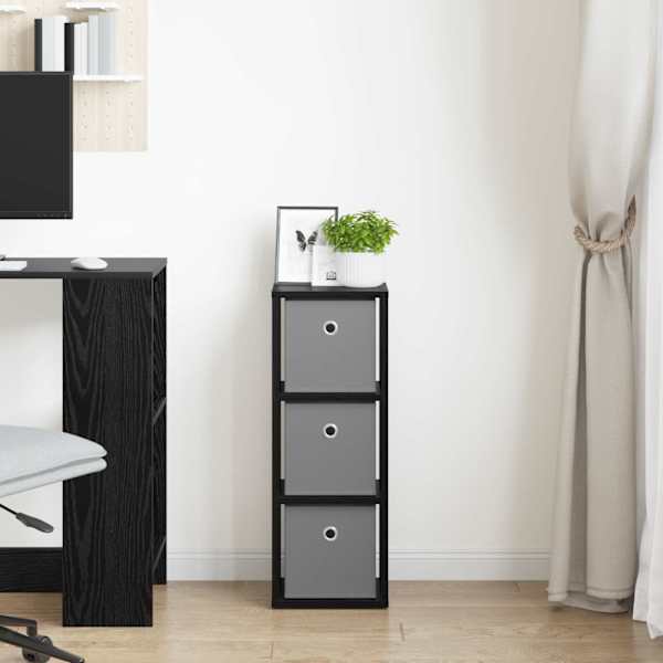 Kõide sahtliga Must tamm 25,5 × 22 × 69,5 cm