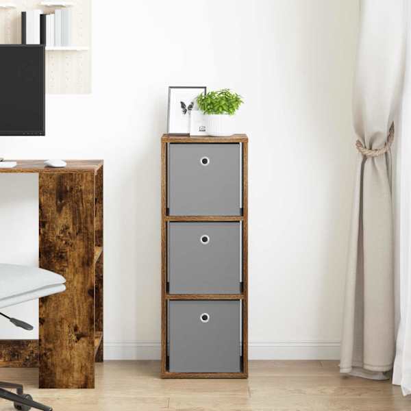 Kõide sahtliga Suitsetatud tamm 30,5 × 27 × 84,5 cm
